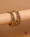 Meenakshi Peacock Kemp Bangle