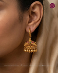 Diya Ruby Kemp Dome Jhumka