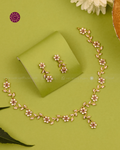 Lavanya Ruby Vine Necklace