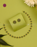 Meher Emerald Cluster Necklace