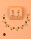 Chaya CZ Floral Vine Necklace