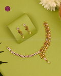 Anandi Multicolor Leaf Necklace