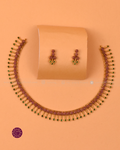 Devika Ruby Spike Necklace