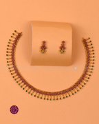 Devika Ruby Spike Necklace