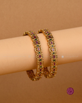 Anjali Floral Kemp Bangle