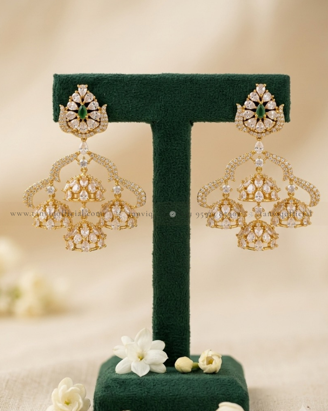 Sanaya Chandlier Earrings