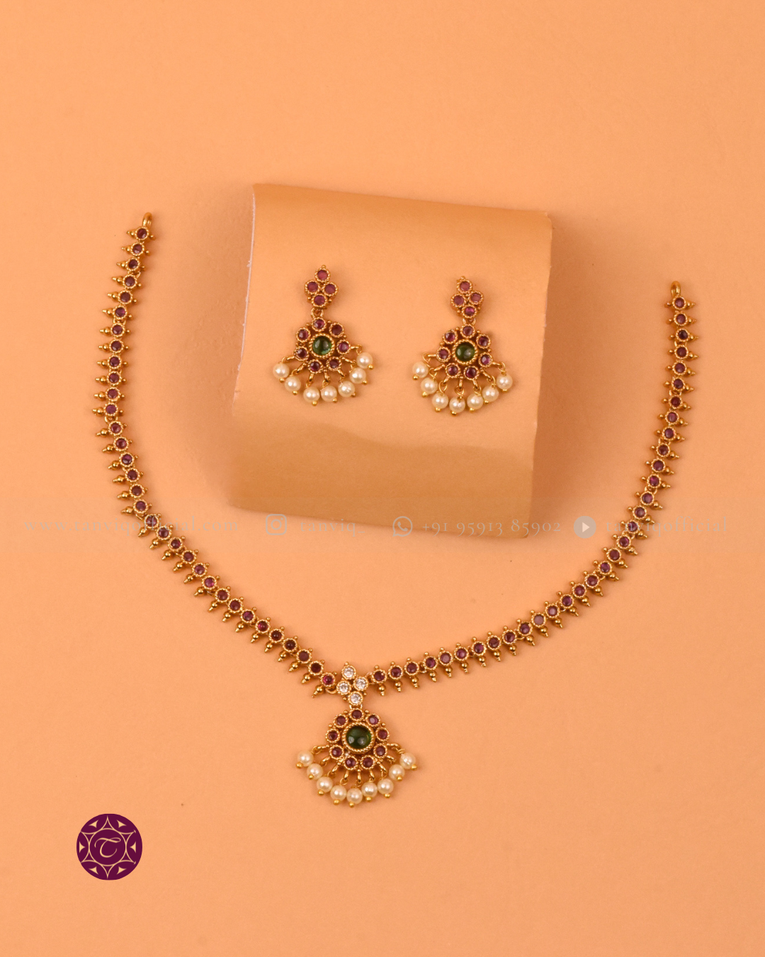 Nithya Menen Attigai  Necklace