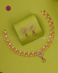 Anwesha Sunburst Fan Necklace