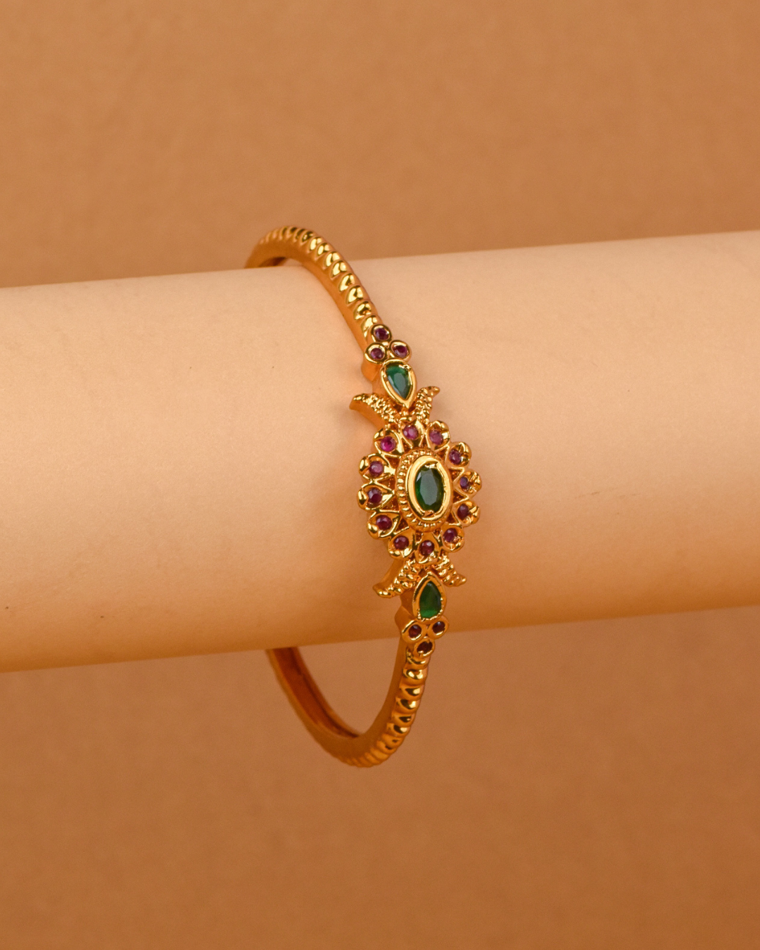 Kavya Single Floral Bangle