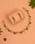 Ojasvi Emerald Orb Necklace