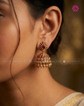 Kiara Kemp Ruby Mini Jhumka Earrings