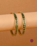 Panna Emerald Channel Bangle