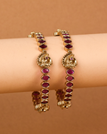 Radhika Peacock Ruby Bangle