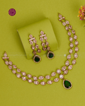 Anvi Emerald Drop Necklace