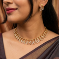 Meghna Wave Spray Necklace