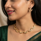 Sundari Crescent Moon Necklace